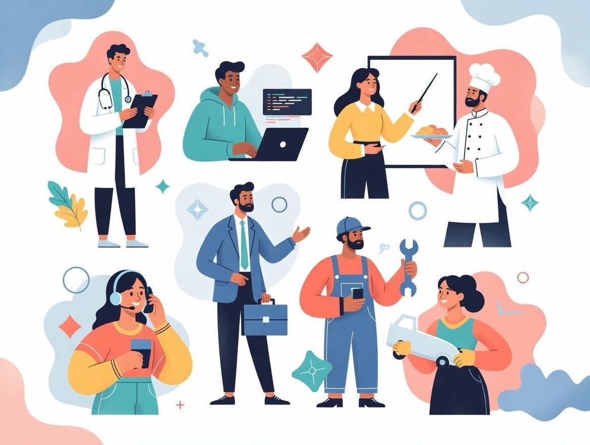 Illustration representing productivity and task management